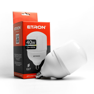 LED лампа ETRON 1-EHP-304 T120 40W 6500K E27 краща модель в Луцьку