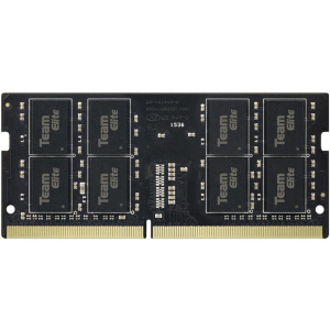 Оперативна пам'ять Team Elite SODIMM DDR4-3200 8192MB PC4-25600 (TED48G3200C22-S01) краща модель в Луцьку