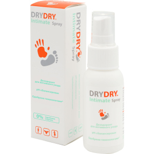 Дезодорант для інтимного догляду Dry Dry Intimate Spray 50 мл (7350061291156) ТОП в Луцьку