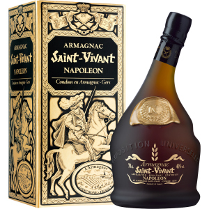 Арманьяк Saint-Vivant NAPOLEON 0.7 л 40% в подарочной упаковке (3147690015130)