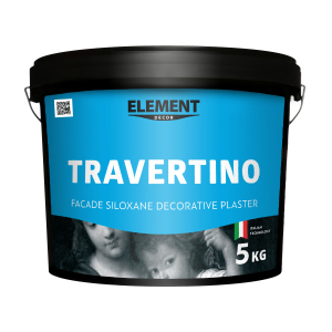 Фасадна декоративна штукатурка TRAVERTINO "ELEMENT DECOR" 5 кг ТОП в Луцьку