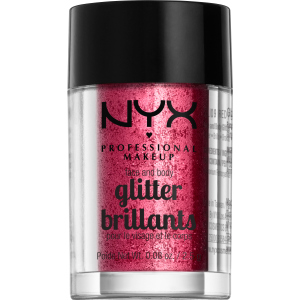 Глітер NYX Professional Makeup Face & Body Glitter 09 Red 2.5 г (800897846817) краща модель в Луцьку