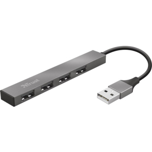 USB-хаб Halyx Aluminium 4-Port Mini USB Hub (tr23786) краща модель в Луцьку