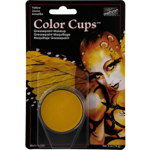 Кремовый грим Mehron Color Cups Yellow 12 г (CCC-Y) (764294502045) лучшая модель в Луцке