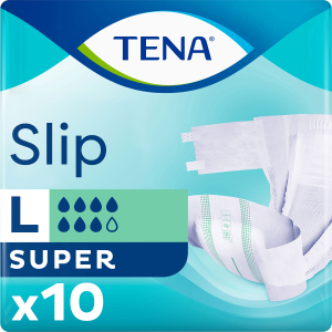 Підгузки для дорослих Tena Slip Super Large 10 шт (7322541118819)