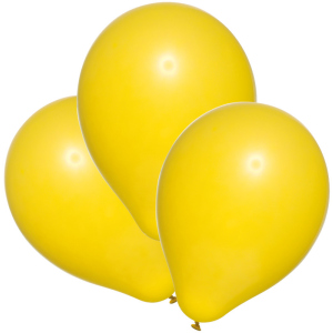 Набір Повітряні кульки Susy Card Жовті 20 см 100 шт (40011400) в Луцьку