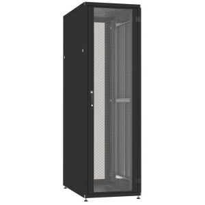 хороша модель Шкаф телекомунікаційний універсальний ZPAS SZB IT 19" 24U 600x1000 з перфорованими дверима Black (WZ-IT-246010-44AA-4-161-FP)