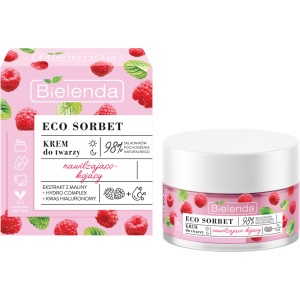 Крем для лица Bielenda Sorbet Raspberry Увлажняющий Успокаивающий 50 мл (5902169042738) ТОП в Луцке