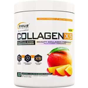 Коллаген Genius Nutrition Collagen-X5 360 г Mango (7359302752029) надежный