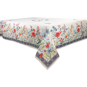 Скатертина Lefard Home Textile Chamomille 140х140 см (732-010) краща модель в Луцьку