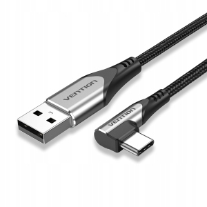 Кабель Vention USB Type-C 3A 1.5 м 90° Black (COEHG) рейтинг