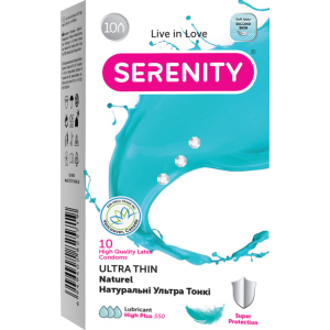 Презервативи Serenity Ultra Thin 10 шт (6949402825719) ТОП в Луцьку
