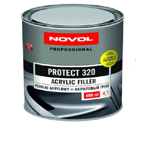 Акриловий ґрунт Novol Protect 320 4+1 0.8 л Сірий (90114) надійний