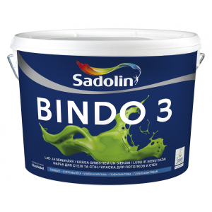 Краска для стен и потолков Sadolin Bindo 3 1 л ТОП в Луцке