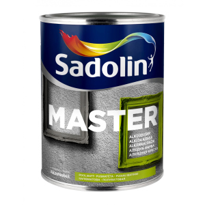 Универсальная алкидная краска Sadolin Master 30 1 л Белая рейтинг