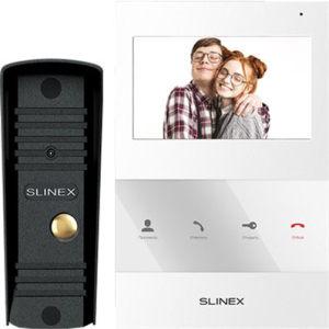 Комплект домофону Slinex SQ-04 White + ML-16HR Black (14557) ТОП в Луцьку