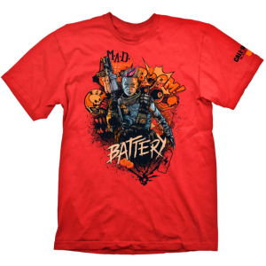 Футболка Gaya COD "Black Ops 4 T-Shirt Battery Red" M (GE6301M) ТОП в Луцьку