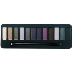 Тени для век W7 In The Night Eye Colour Palette палетка 12 цветов smoky silver and deep sinks 15.6 г (5060294398141) лучшая модель в Луцке