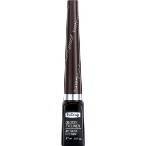 Підводка для очей Isadora Glossy Eyeliner 42 dark brown 3.7 мл 97317851128429) краща модель в Луцьку