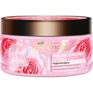 Скраб сахарный Bielenda Super Skin Diet Velvet Rose Регенерирующий 350 г (5902169034214) в Луцке