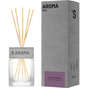 Аромадиффузор Sister's Aroma Reed Diffuser Tuscan Grapes Тосканский виноград 120 мл (8681301037166) лучшая модель в Луцке