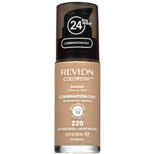 Тональний крем Revlon ColorStay комбінована та жирна шкіра з дозатором 220 Natural Beige 30 мл (309974700054) в Луцьку