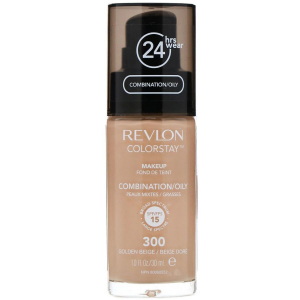 Тональный крем Revlon ColorStay комбинированная и жирная кожа с дозатором 300 Golden Beige 30 мл (309974700085) ТОП в Луцке