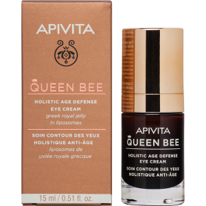 хорошая модель Крем для кожи вокруг глаз Apivita Queen Bee для комплексной защиты от старения 15 мл (5201279071820)