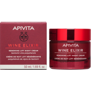 Ночной крем-лифтинг Apivita Wine Elixir для восстановления кожи 50 мл (5201279078652/52012790786052) надежный