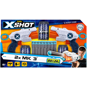 Набір швидкострільних бластерів Zuru X-Shot Excel MK 3 Double Pack (193052021366) ТОП в Луцьку