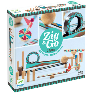 Настольная игра-конструктор Djeco Zig&Go 28 деталей (3070900056404) ТОП в Луцке