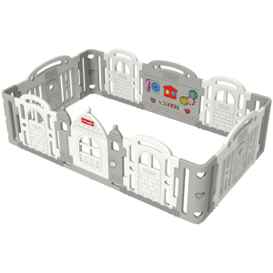 Дитячий манеж Dwinguler Castle Downy Grey (8809268161032) краща модель в Луцьку