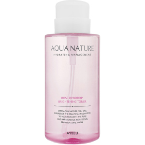 Тонер освітлювальний Apieu Aqua Nature Rose Dewdrop Brightening Toner 500 мл (8806185745666)