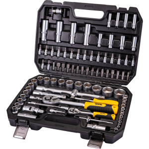 Набор ключей и насадок торцевых Mastertool CV 1/4" и 1/2" 94 шт (78-5094) ТОП в Луцке