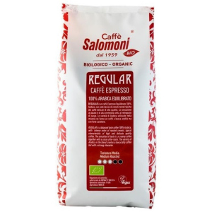 Органический кофе Salomoni Espresso Regular 100% Арабіка Eequilibrato 1 кг (8025658020011)