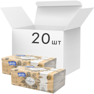 Упаковка бумажных полотенец Grite Ecological FT двухслойных 20 пачек по 150 листов (4770023350210) в Луцке