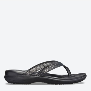 В'єтнамки Crocs Jibbitz Capri Strappy Flip 205478-060-W6 36-37 22.9 см Чорні (191448310056) ТОП в Луцьку