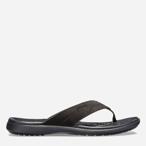 В'єтнамки Crocs Santa Cruz Leather Flip 205613-060-M7 39-40 24.6 см Чорні (191448313798) в Луцьку