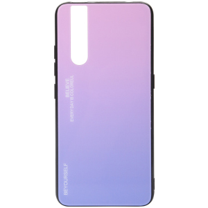 Панель BeCover Gradient Glass для Vivo V15 Pro Pink-Purple ТОП в Луцьку