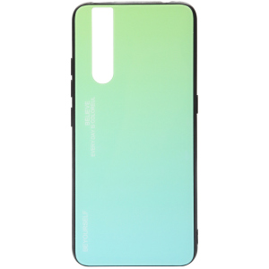 Панель BeCover Gradient Glass для Vivo V15 Pro Green-Blue надійний