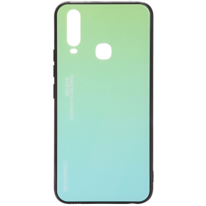 хороша модель Панель BeCover Gradient Glass для Vivo Y15/Y17 Green-Blue