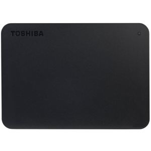 Зовнішній накопичувач HDD 2.5" USB 2.0TB Toshiba Canvio Basics Black + USB-C адаптер (HDTB420EK3ABH) ТОП в Луцьку