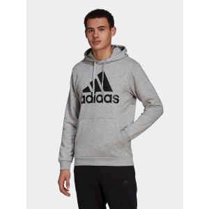 хороша модель Худі Adidas M Bl Fl Hd GK9577 2XL Mgreyh/Black (4064045195455)