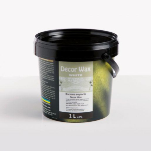 Білий віск для декоративної штукатурки Ельф Decor Wax White 1л краща модель в Луцьку