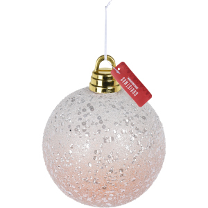 Ялинкова куля Christmas Decoration 20 см (CAA724990_glitter) краща модель в Луцьку