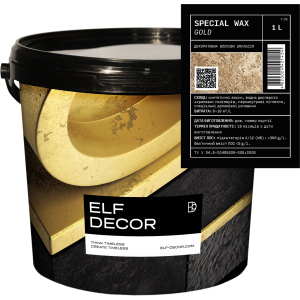 Декоративный воск Elf DecorSpecial Wax 1 л Gold (mba1d124w) лучшая модель в Луцке