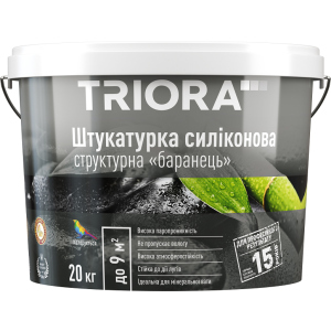 хорошая модель Штукатурка силиконовая TRIORA "барашек" 1-1.5 мм 20 кг (4823048022386)