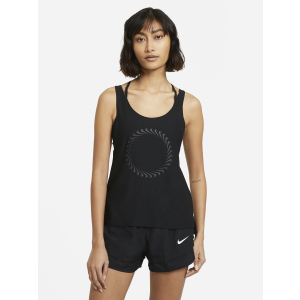 Майка Nike W Nk Icon Clash Miler Tank CZ9604-010 L Черная (194957227600) в Луцке