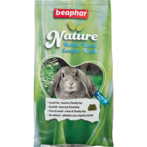 Беззерновий корм для кроликів Beaphar Nature Rabbit з тимофіївкою 1.25 кг (8711231101696) краща модель в Луцьку