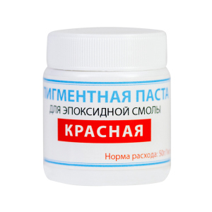 хороша модель Пігментна паста ПРОСТО І ЛЕГКО для епоксидної смоли 50 г Червоний